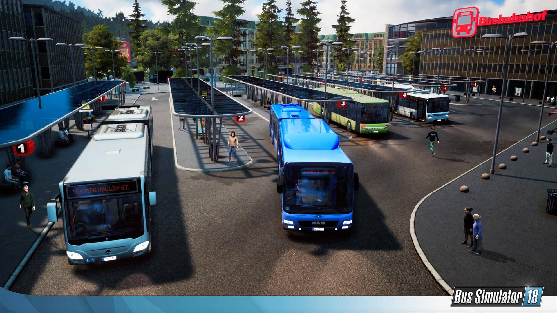 bus simulator 18 change route number